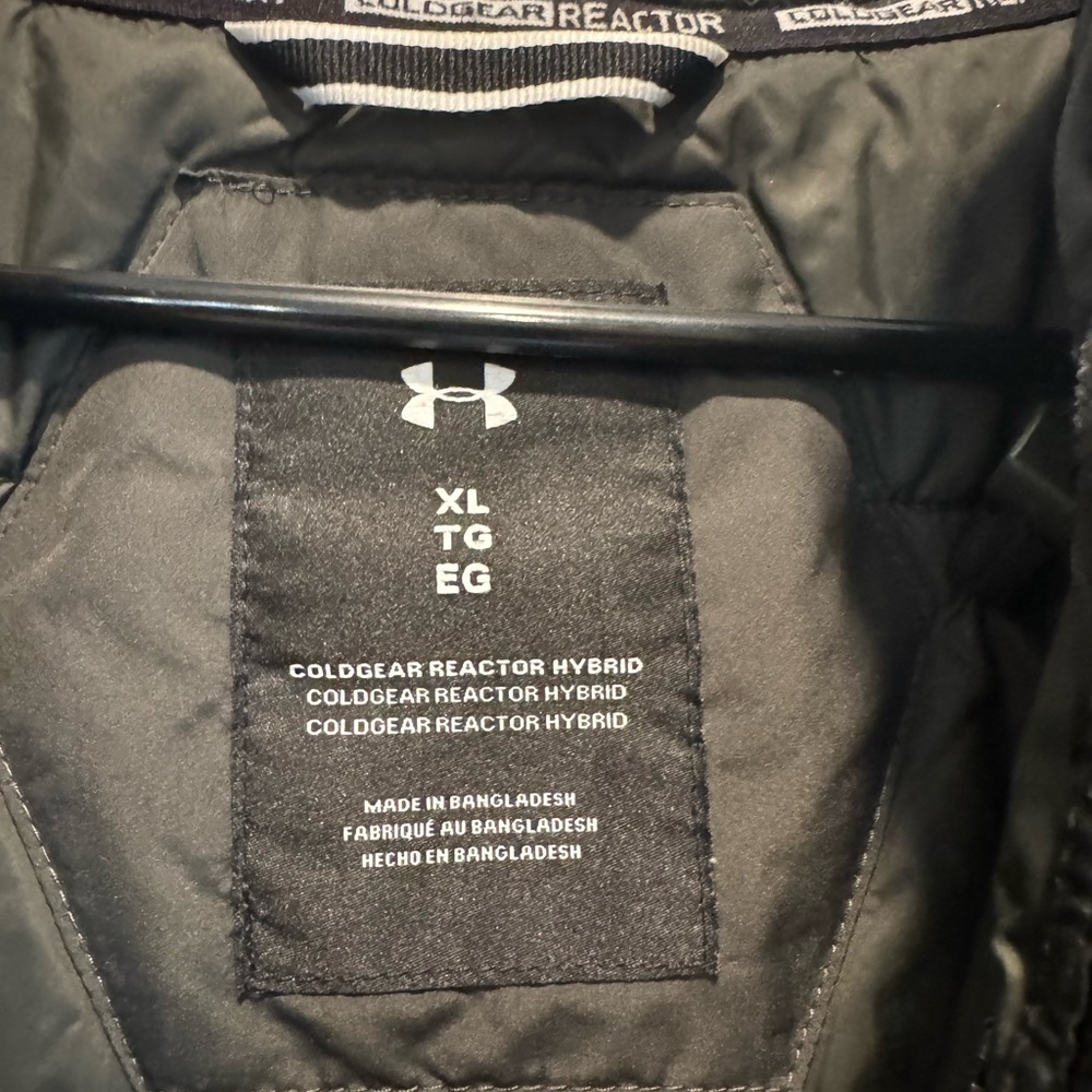 Under Armour Men's Olive Green XL Cold Gear Reactor Quilted Puffer Jacket - Picture 6 of 13